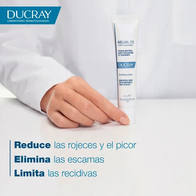 Ducray Kelual Ds Beruhigende Gesichtscreme , 40 ml