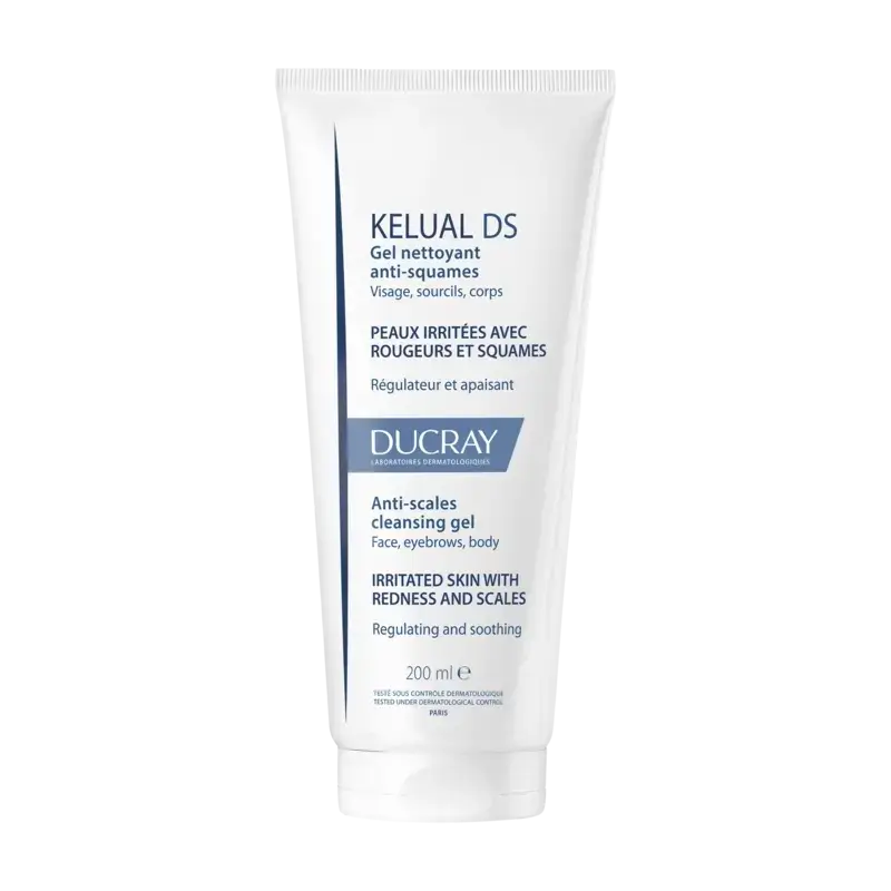 Ducray Kelual Ds Gesichts-Reinigungsgel, 200 ml