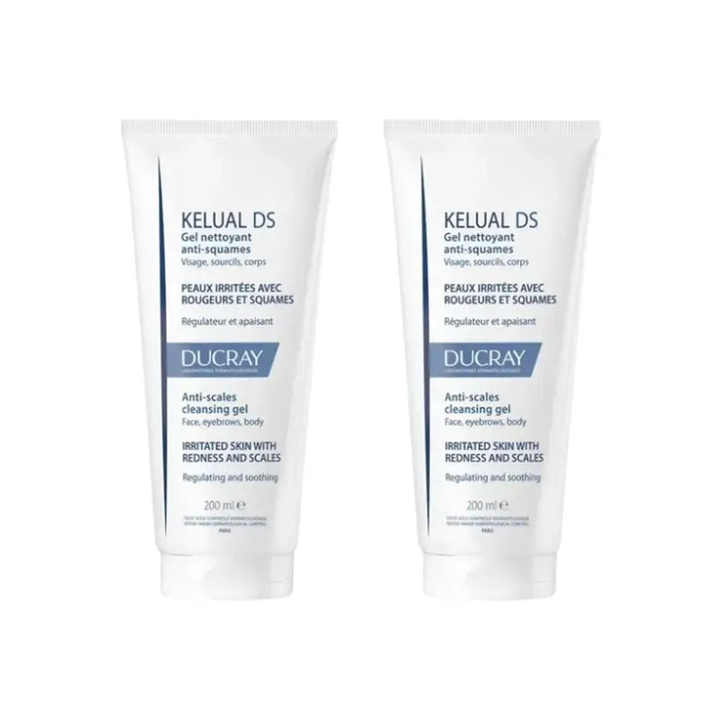 Ducray Kelual Ds Gesichts-Reinigungsgel, 2X200 Ml