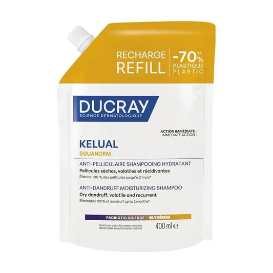 Ducray Kelual Squanorm Ch C Dry Dry Eco Nachfüllpackung, 400 ml