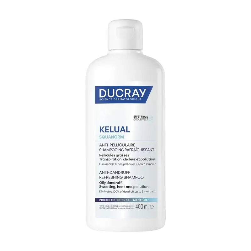 Ducray Kelual Squanorm Erfrischendes Shampoo, 400 ml