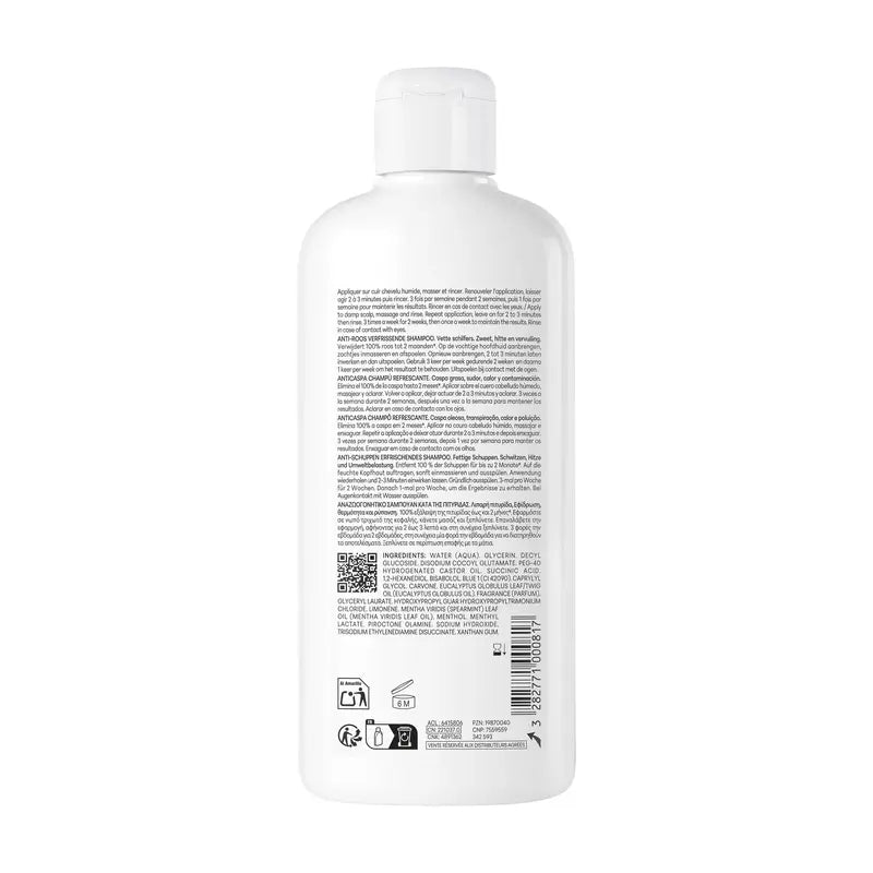 Ducray Kelual Squanorm Erfrischendes Shampoo, 400 ml