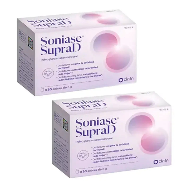 Soniase Supra D, 2 x 30 Sachets 5g
