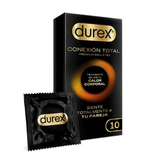 Durex Total Connection Ultra Thin Plus Latexfreies Kondom Body Feel Technology, 10 Kondome