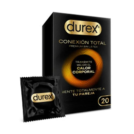 Durex Total Connection Ultra Thin Plus Latexfreies Kondom Body Feel Technology, 20 Kondome