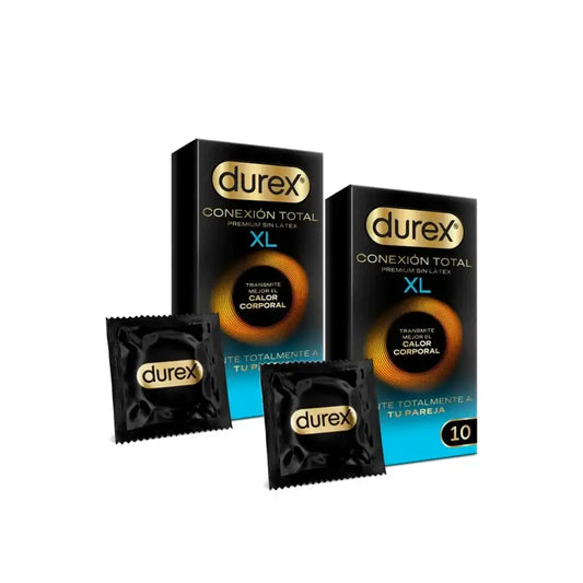 Durex Conexión Total XL, 10 Kondome, 2er-Pack