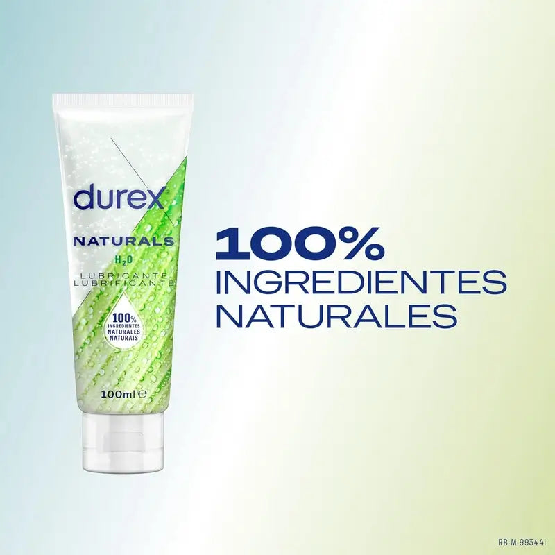 Durex Duplo Naturals Gel-Gleitmittel 2. Einheit 50% 50%.