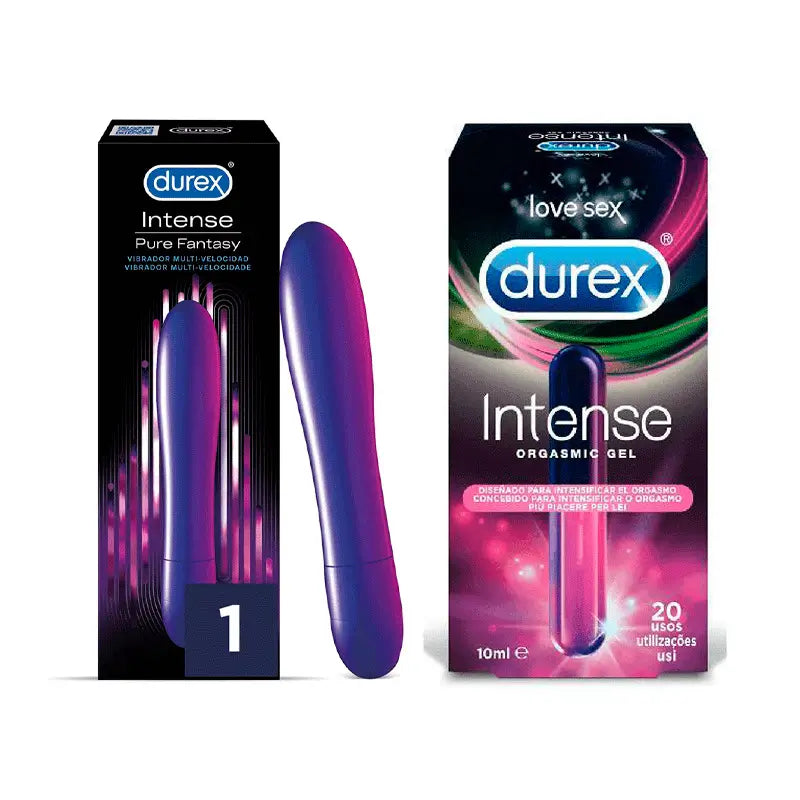Durex Her + Durex Intense Orgasmic Vibrator, Klitoris-Dildo für Frauen