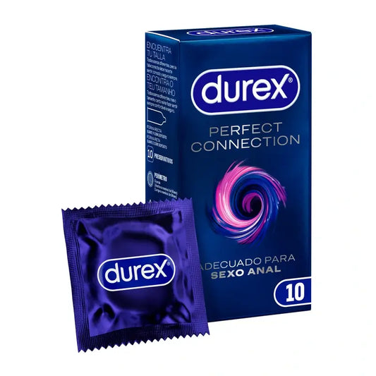 Durex Perfect Connection Extra Geölt, 10 Kondome