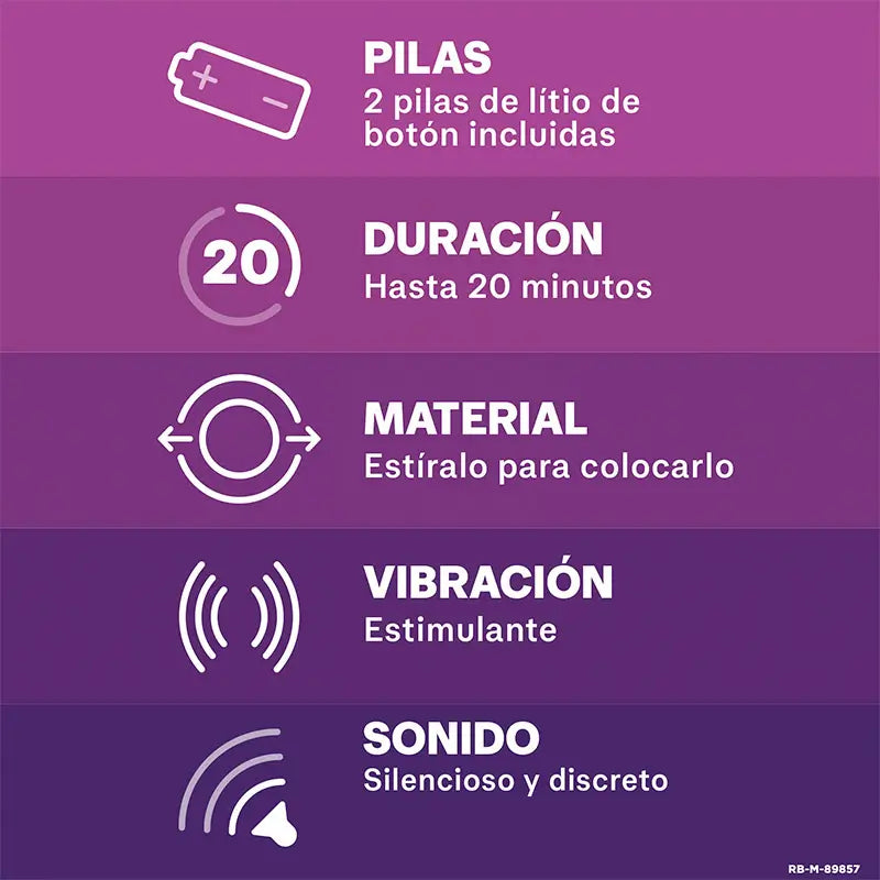 Durex Vibrationsring Intensiver Orgasmus-Teufel Klitoris-Stimulator