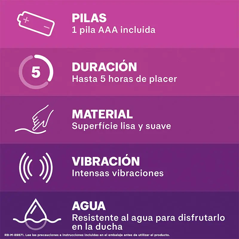 Durex Vibrator Mini Intense Orgasmic Pure Pleasure, Klitoris-Dildo für Frauen