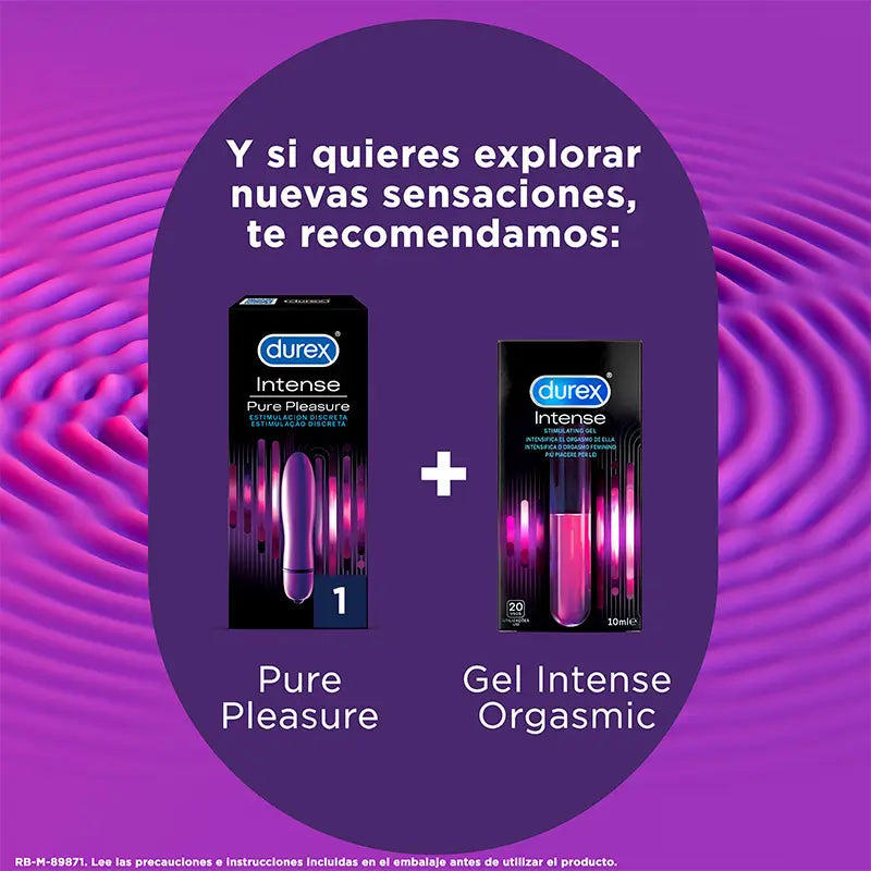 Durex Vibrator Mini Intense Orgasmic Pure Pleasure, Klitoris-Dildo für Frauen