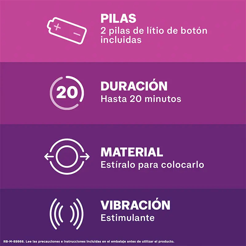 Durex Sex Toy Vibrierender Ring Intensive Orgasmus-Vibrationen Klitoris-Stimulator