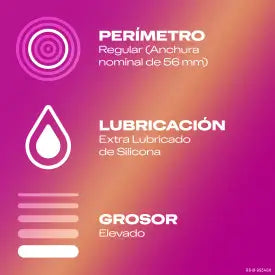 Durex Kondome Give Me Pleasure, mit Punkten und Dehnungsstreifen für zusätzliche Stimulation, 3 Kondome