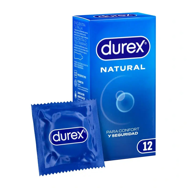 Durex Natural Plus Original Kondome, 12 Stück.