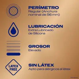 Durex Real Feel Kondome, Skin-on-Skin Sensation, Latexfrei, 3 Kondome