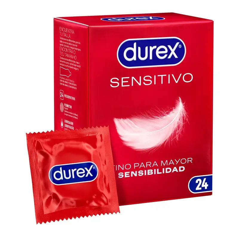 Durex Soft Sensitive Kondome für erhöhte Sensibilität 24 Stück