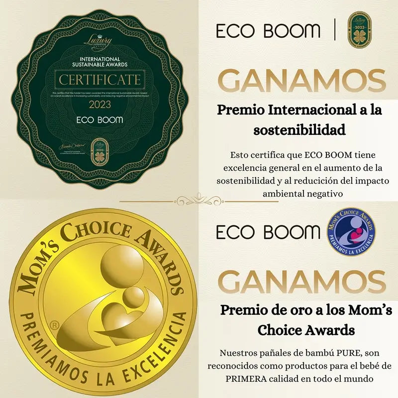 Eco Boom Bamboo Windel Pure L 4, 30 Stück