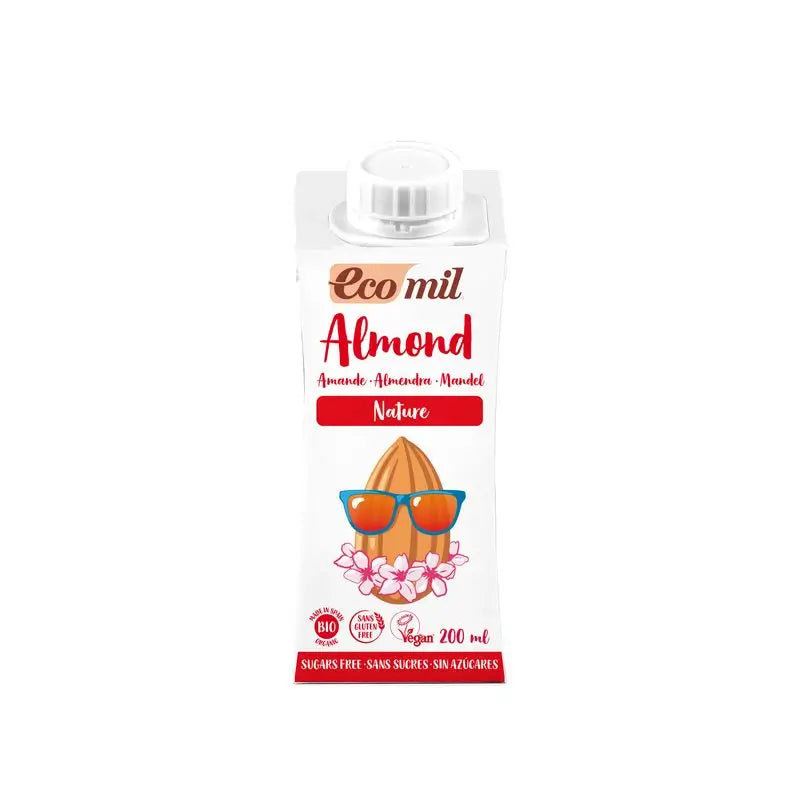 Ecomil Mandel Natur Bio 200 Ml, 200 ml