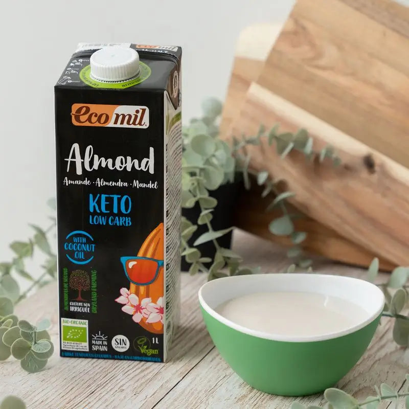 Ecomil Mandel Natur Keto Bio, 1L x 6 Einheiten