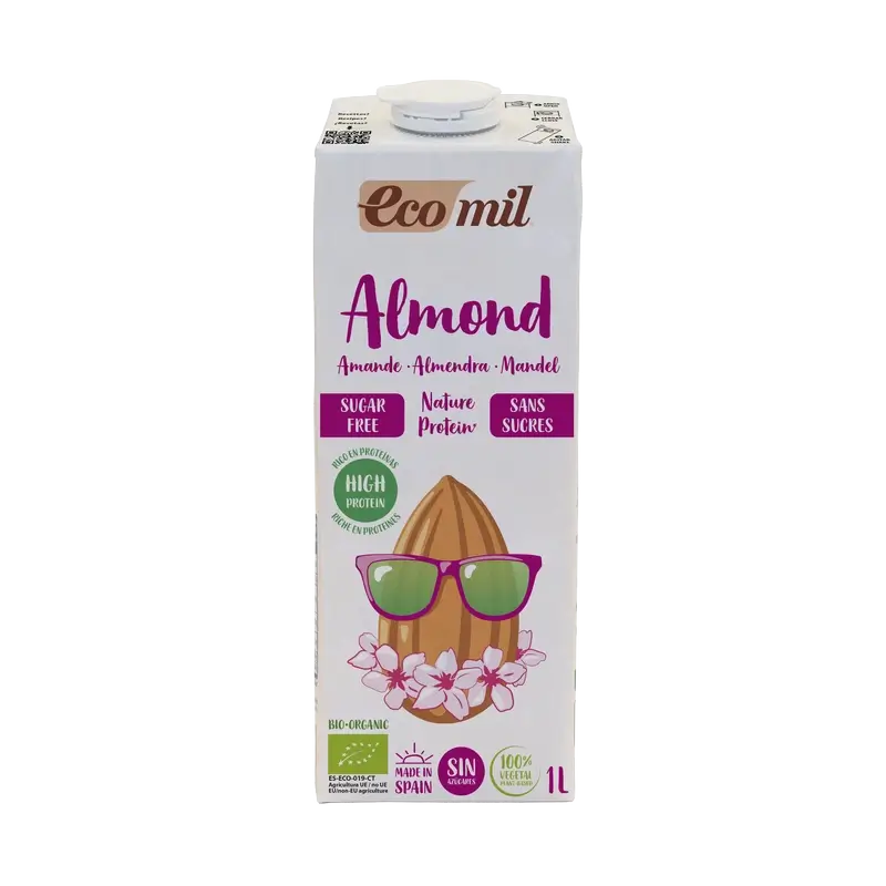 Ecomil Mandel Natur Proteine, 1 Liter