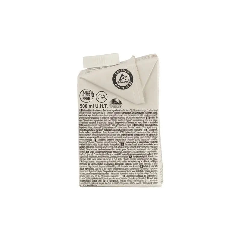 Ecomil Kokosnuss Natur Bio 500 ml, 500 ml