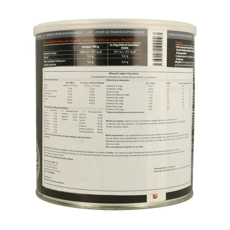 Eder Health Nutrition Wheyfit Schokoladengeschmack 750Gr.