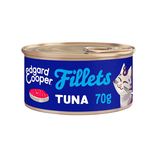 Edgard & Cooper Katzennassfutter 24x70g getreidefreie Thunfischfilets