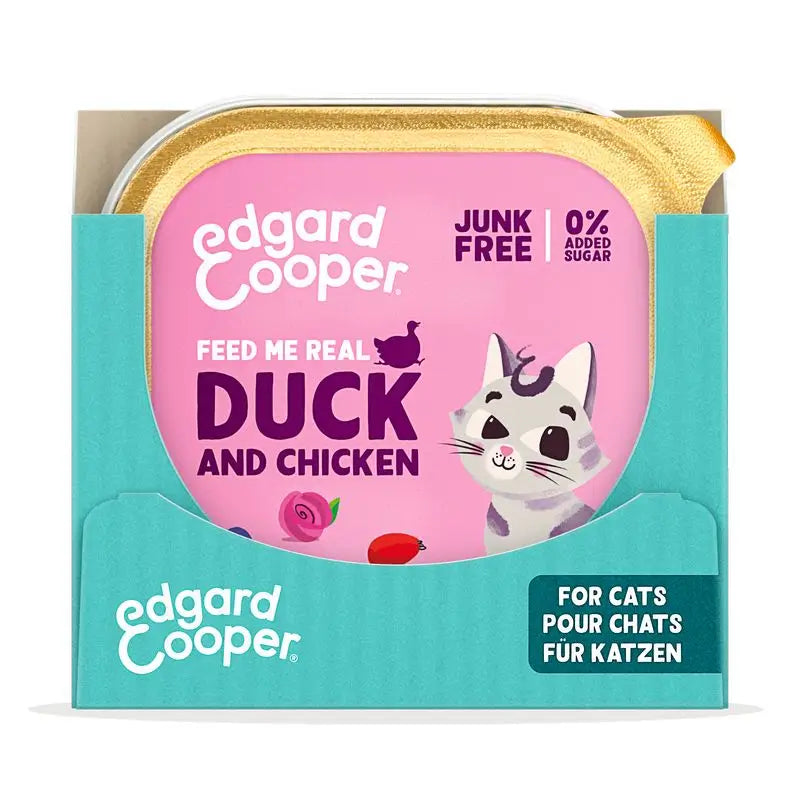 Edgard & Cooper Katzennassfutter Kitten 16x85g Huhn aus Freilandhaltung
