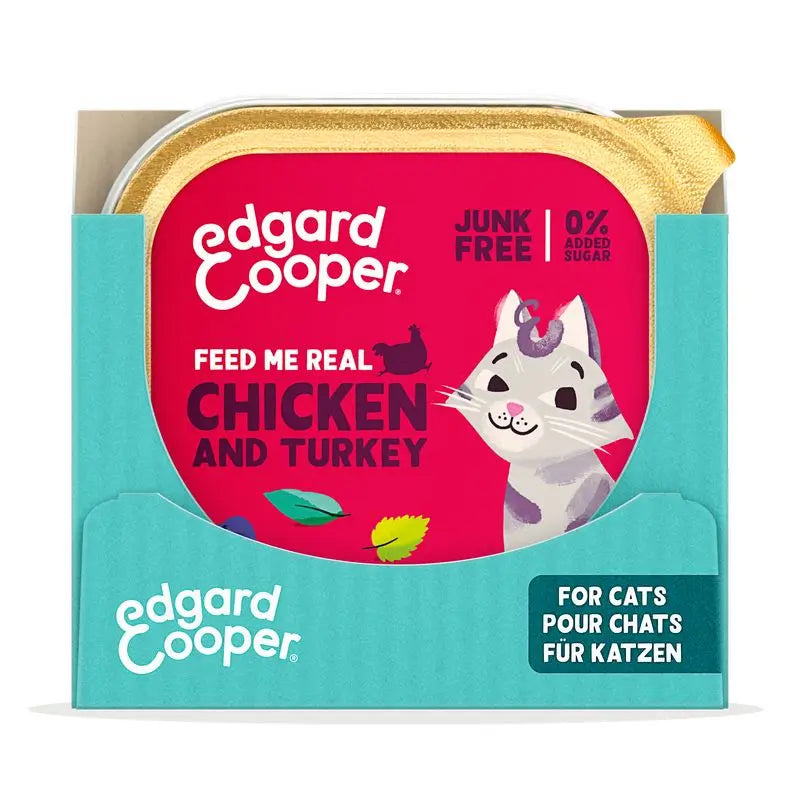 Edgard & Cooper Senior Katzennassfutter 16x85g Freilandhuhn