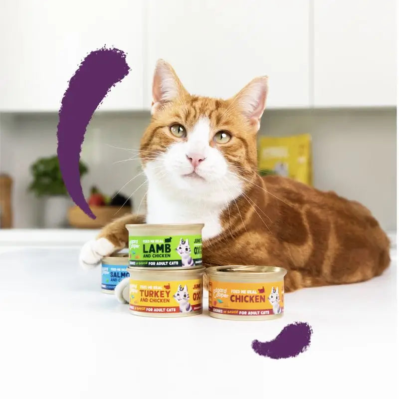 Edgard & Cooper Katzennassfutter 18x85g Lamm Chips