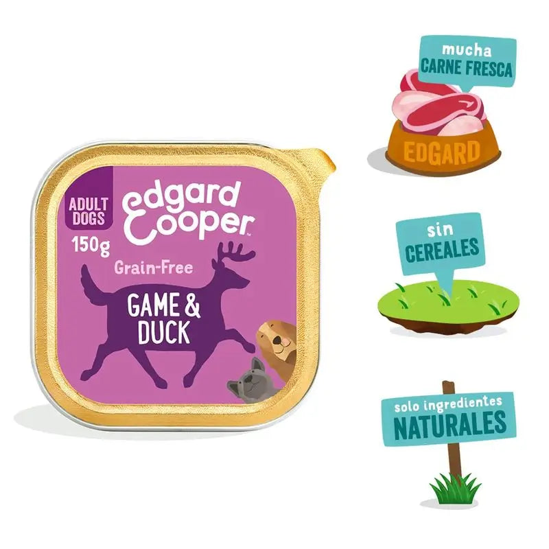 Edgard & Cooper Hundenassfutter 11x150g Wild & Ente Tiere