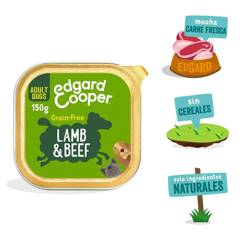 Edgard & Cooper Hundenassfutter 11x150g Lamm & Rind