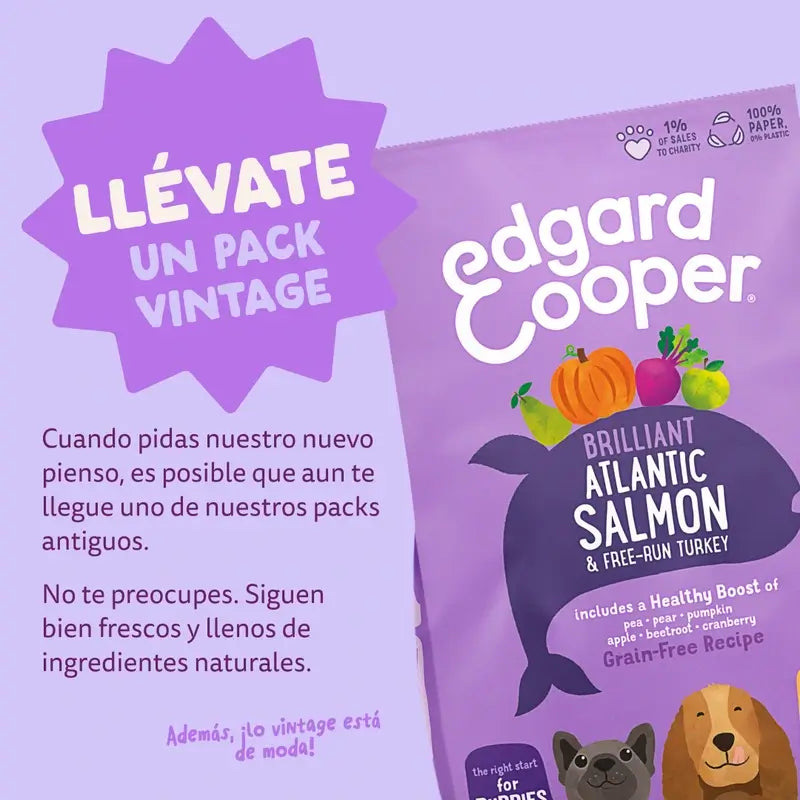 Edgard & Cooper Welpenfutter 2.5kg Frischer Atlantischer Lachs