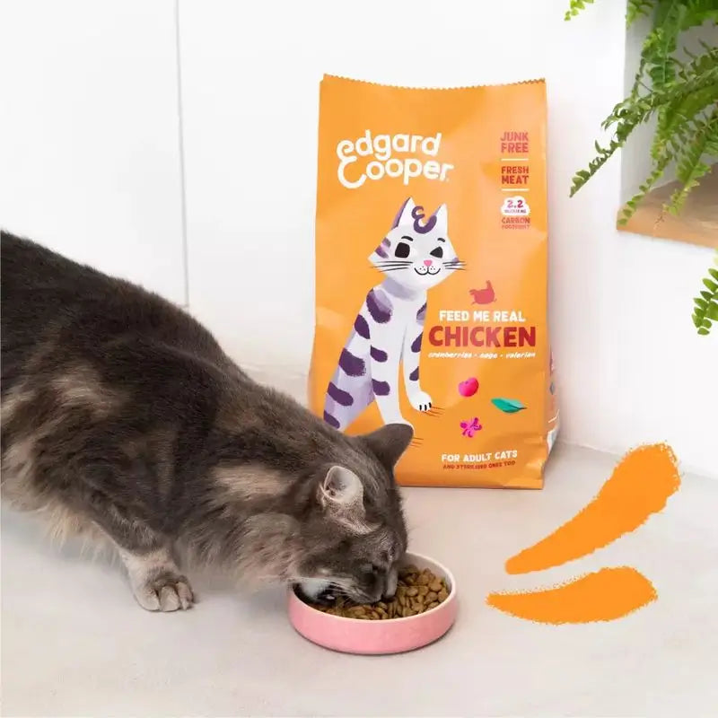 Edgard & Cooper Adult Katzenfutter 2kg Huhn Frisch vom Bauernhof