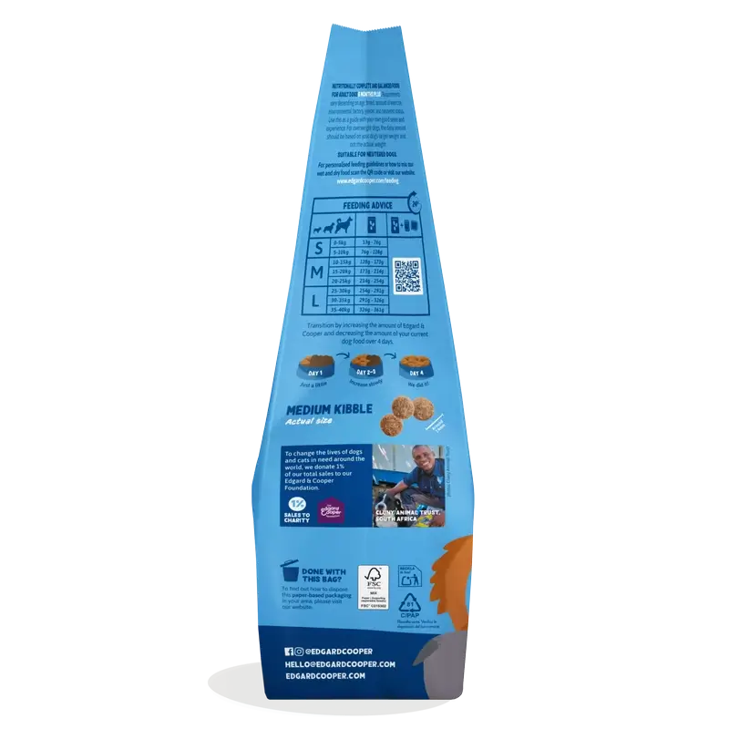 Edgard & Cooper Hundefutter 7kg Norwegischer Lachs