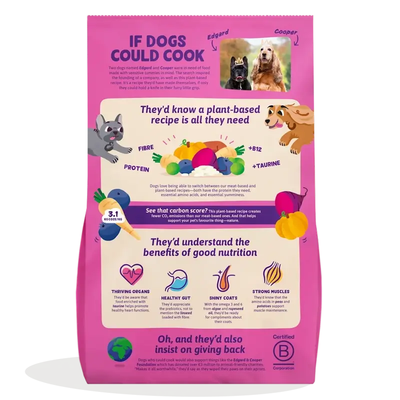 Edgard & Cooper Hund Adult Trocken Rote Beete & Kürbis 7Kg