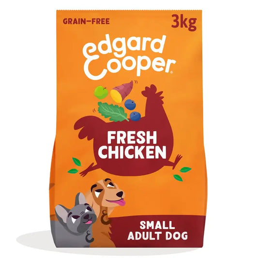 Edgard & Cooper Hund Adult Trocken Huhn S 3Kg
