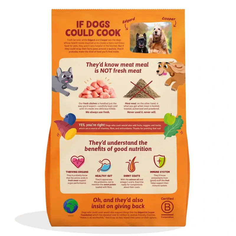 Edgard & Cooper Hund Adult Trocken Huhn S 3Kg