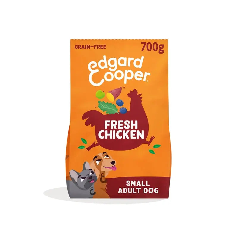 Edgard & Cooper Hund Adult Trocken Huhn S 700Gr