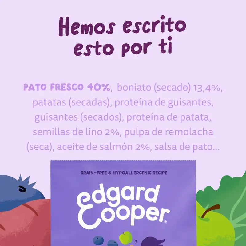 Edgard & Cooper Dog Adult Trocken Ente M 2.5Kg