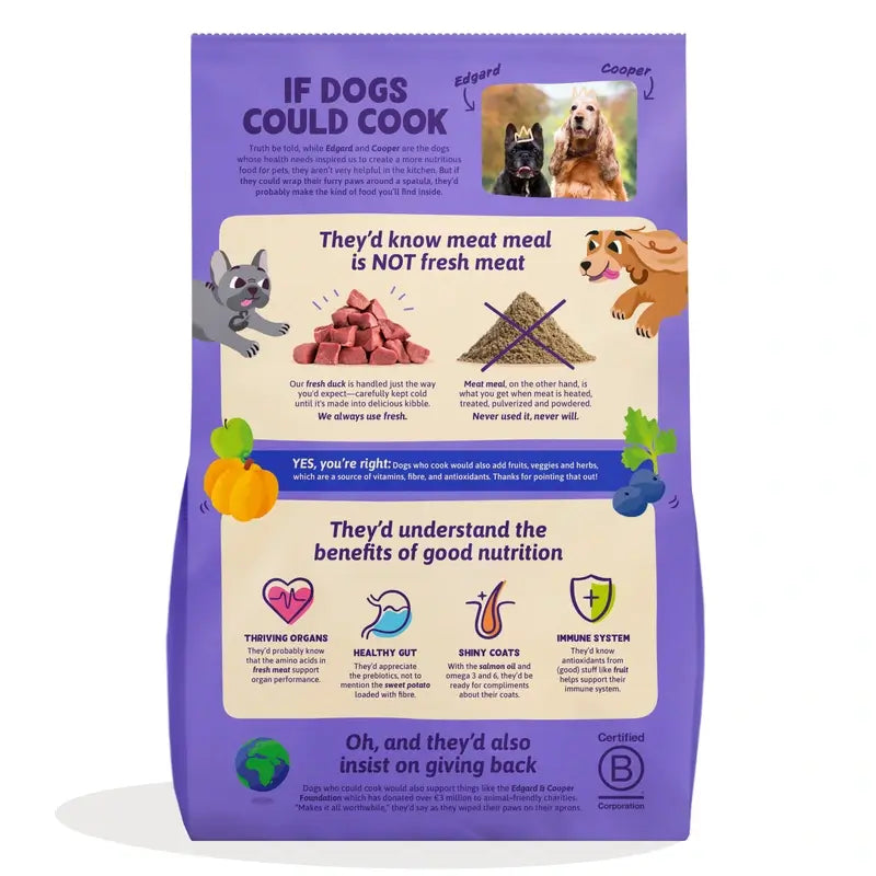 Edgard & Cooper Hund Adult Trocken Ente M 7Kg