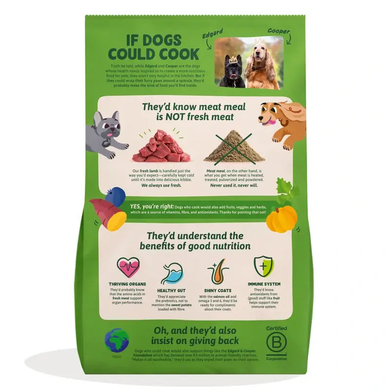 Edgard & Cooper Hund Adult Trocken Lamm S 3Kg