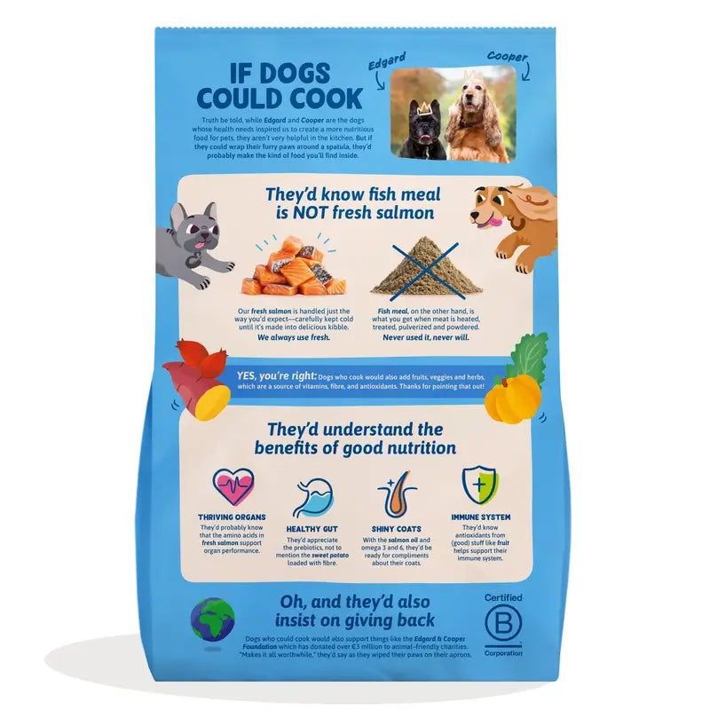 Edgard & Cooper Hund Adult Trocken Lachs S 3Kg