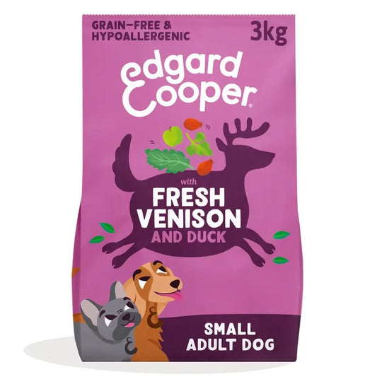 Edgard & Cooper Dog Adult Trockenfleisch Wild/Ente S 3Kg