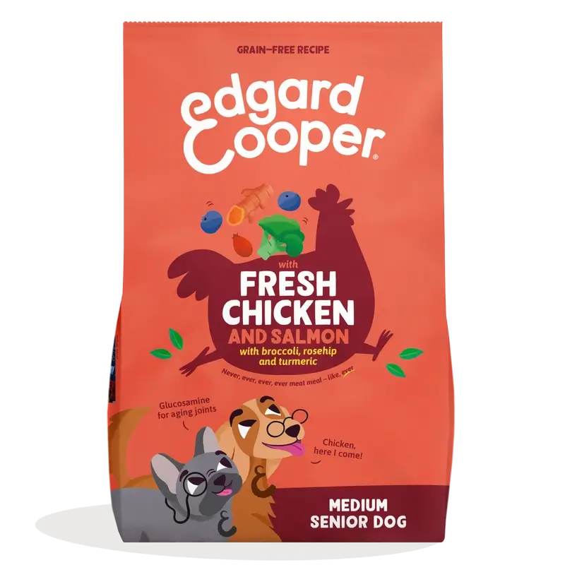Edgard & Cooper Hund Senior Trocken Huhn/ Lachs M 7Kg