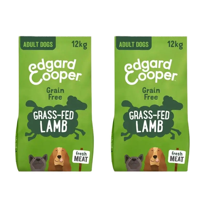 Edgard & Cooper Hundefutter 12Kg Lamm, 2er-Pack