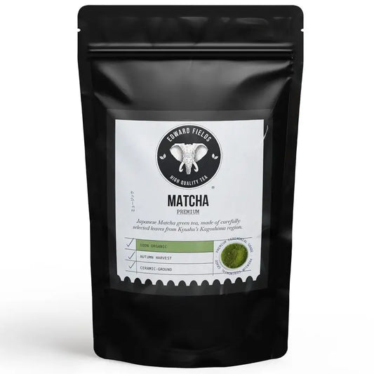 Edward Fields Tea Matcha Tea Premium Organic Japanese Ceremonial Grade 30G, 30 grams