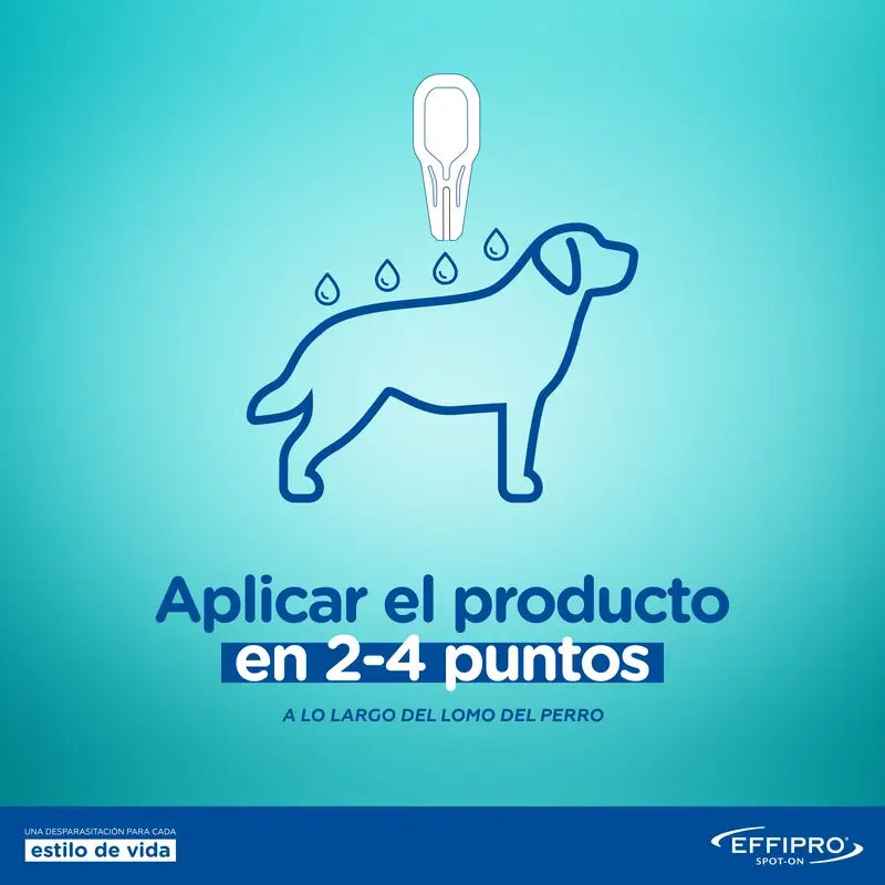Effipro 134 Mg Spot-On Mittelgroße Hunde 10-20kg, 4 Pipetten