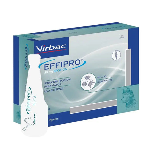 Effipro 50 Mg Spot-On Cats, 4 Pipettes